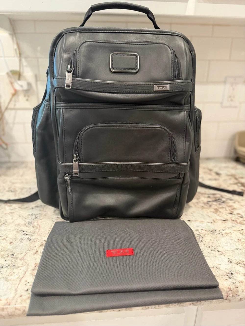 Tumi structured backpack